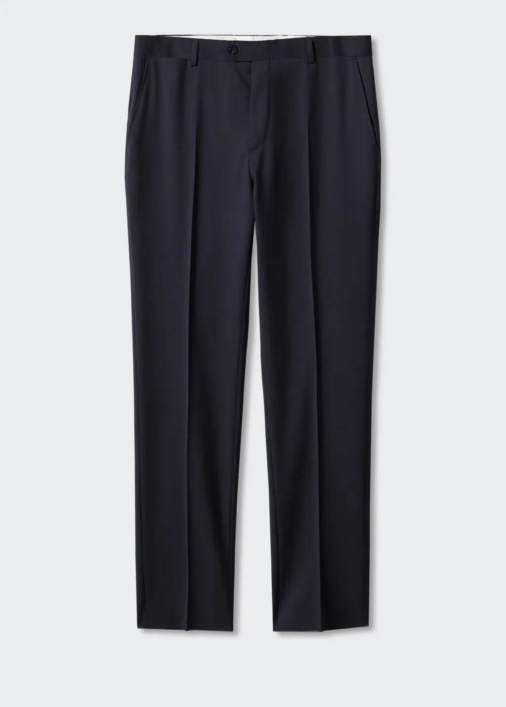 Pantaloni completo slim fit lana vergine