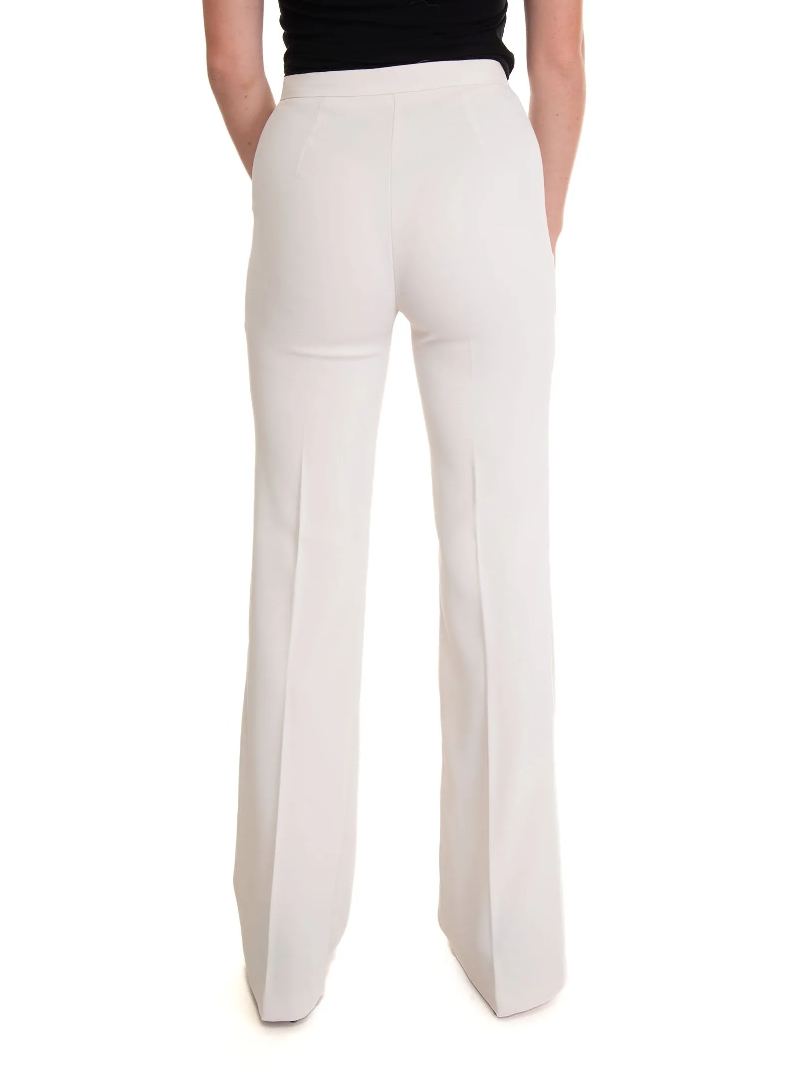 Pantaloni dritti Hulka Latte Pinko Donna