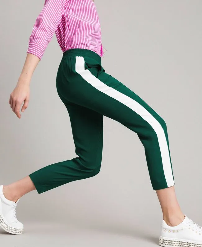 Pantaloni in georgette