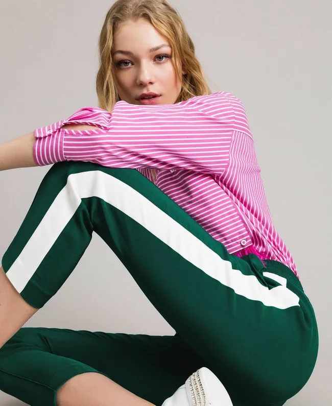 Pantaloni in georgette