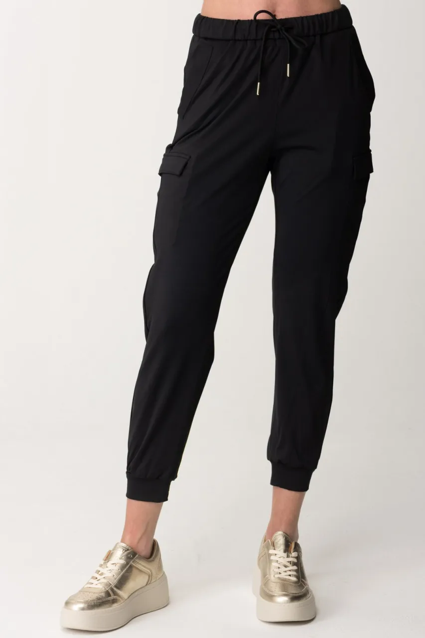 Pantaloni in tessuto tecnico Nero