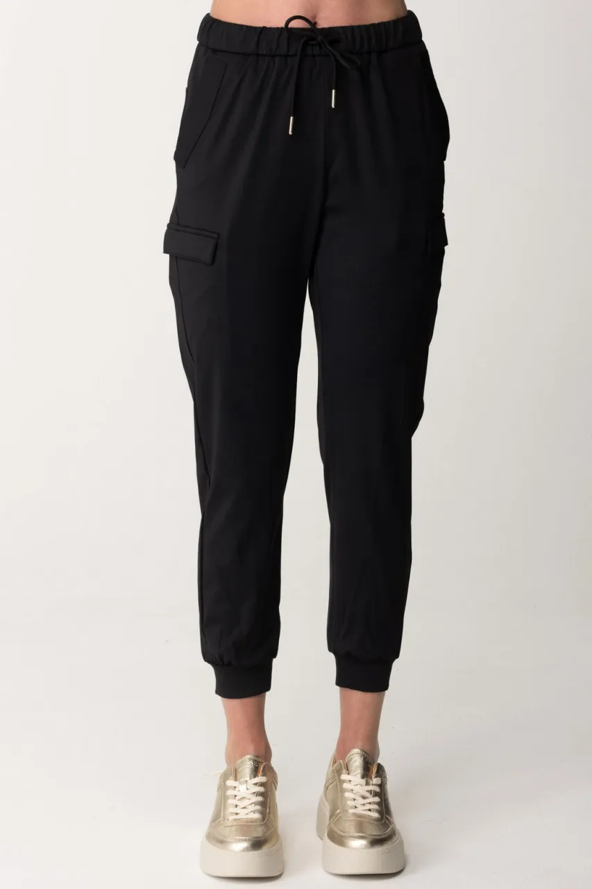 Pantaloni in tessuto tecnico Nero