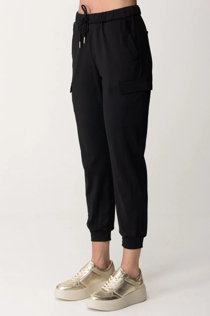 Pantaloni in tessuto tecnico Nero