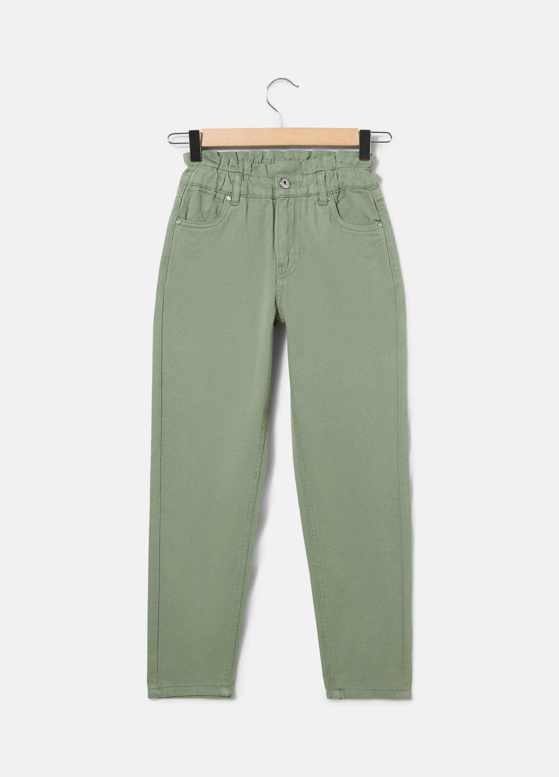 Pantaloni in twill ragazza
