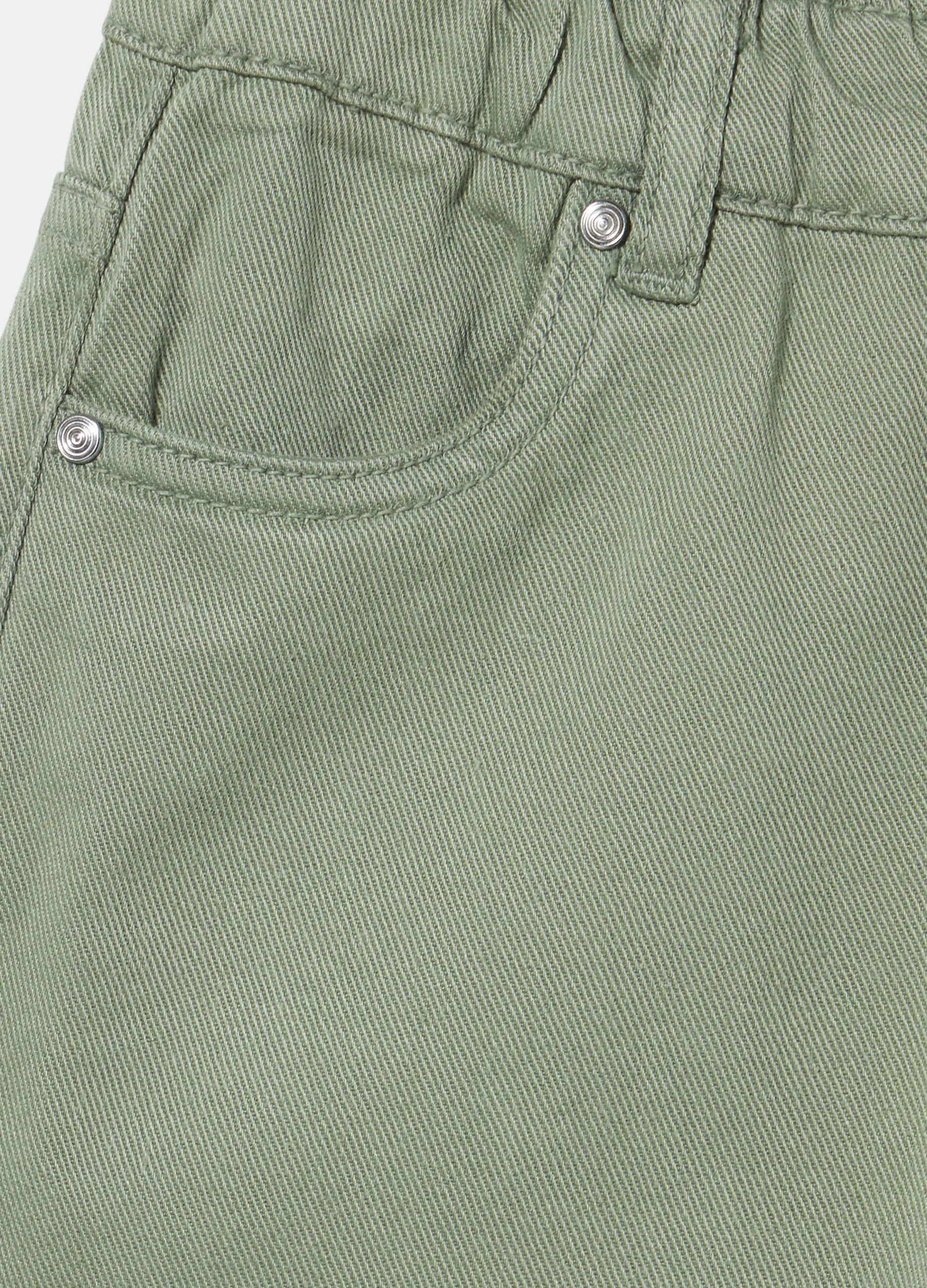 Pantaloni in twill ragazza