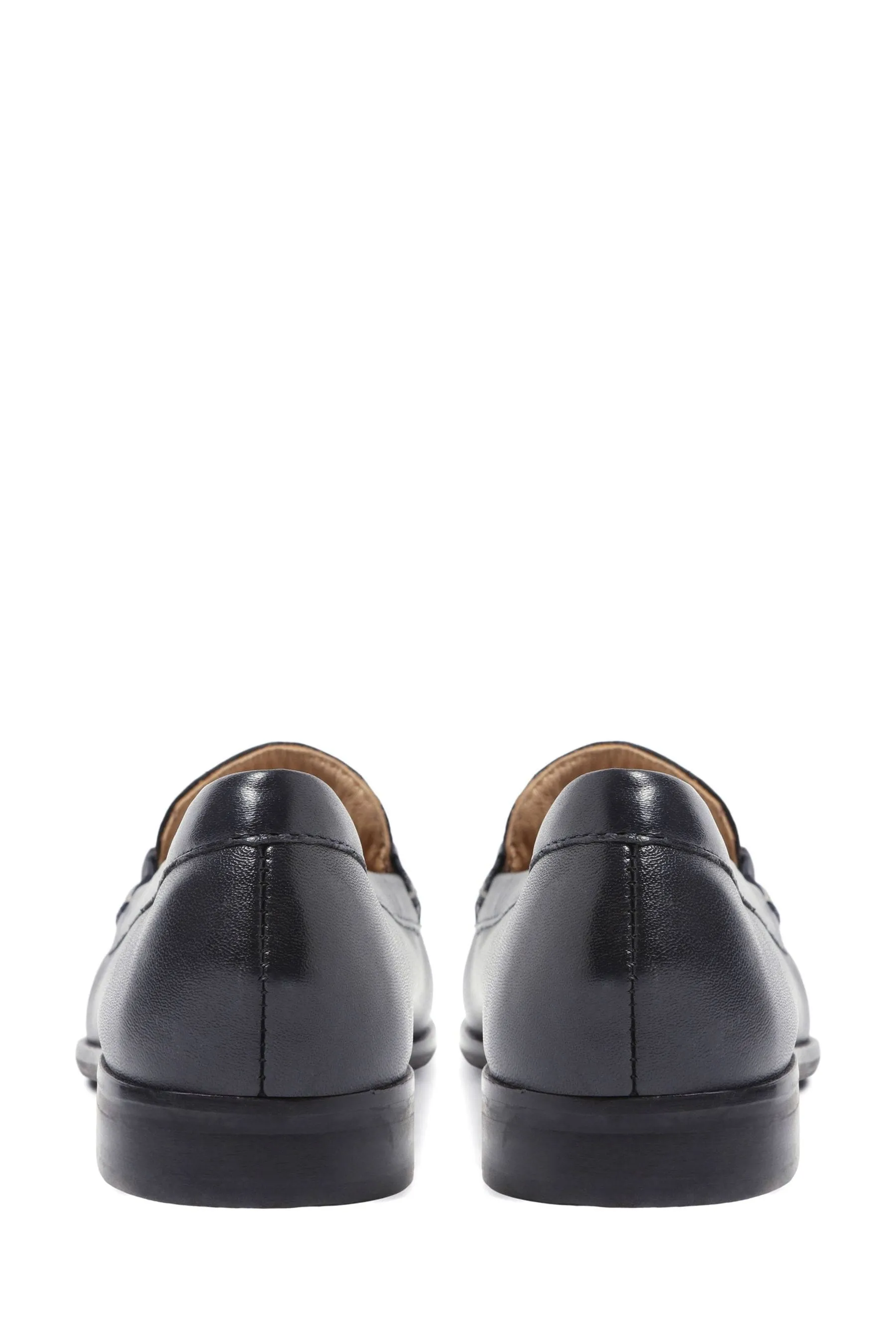 Pavers Blu - Mocassini in pelle con morsetto