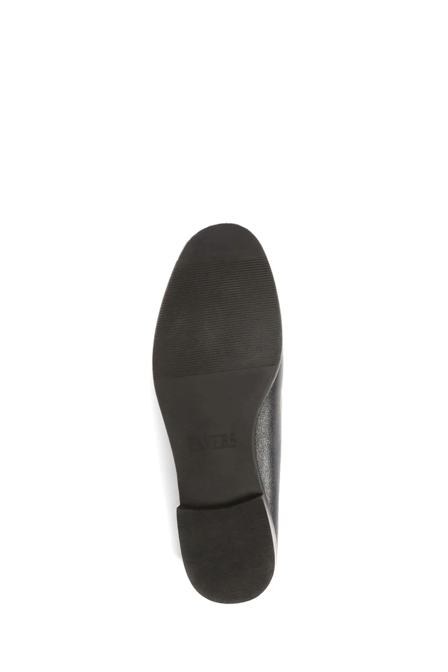 Pavers Blu - Mocassini in pelle con morsetto