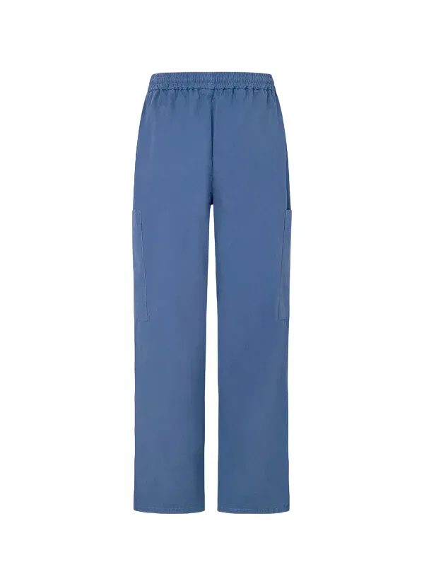 Pepe Jeans Pantaloni da donna Jogger in Popeline PL211732 553 blu mare
