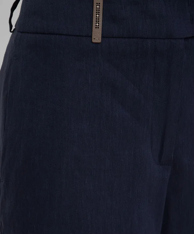 Peserico Pantaloni culotte blu navy P0497408781