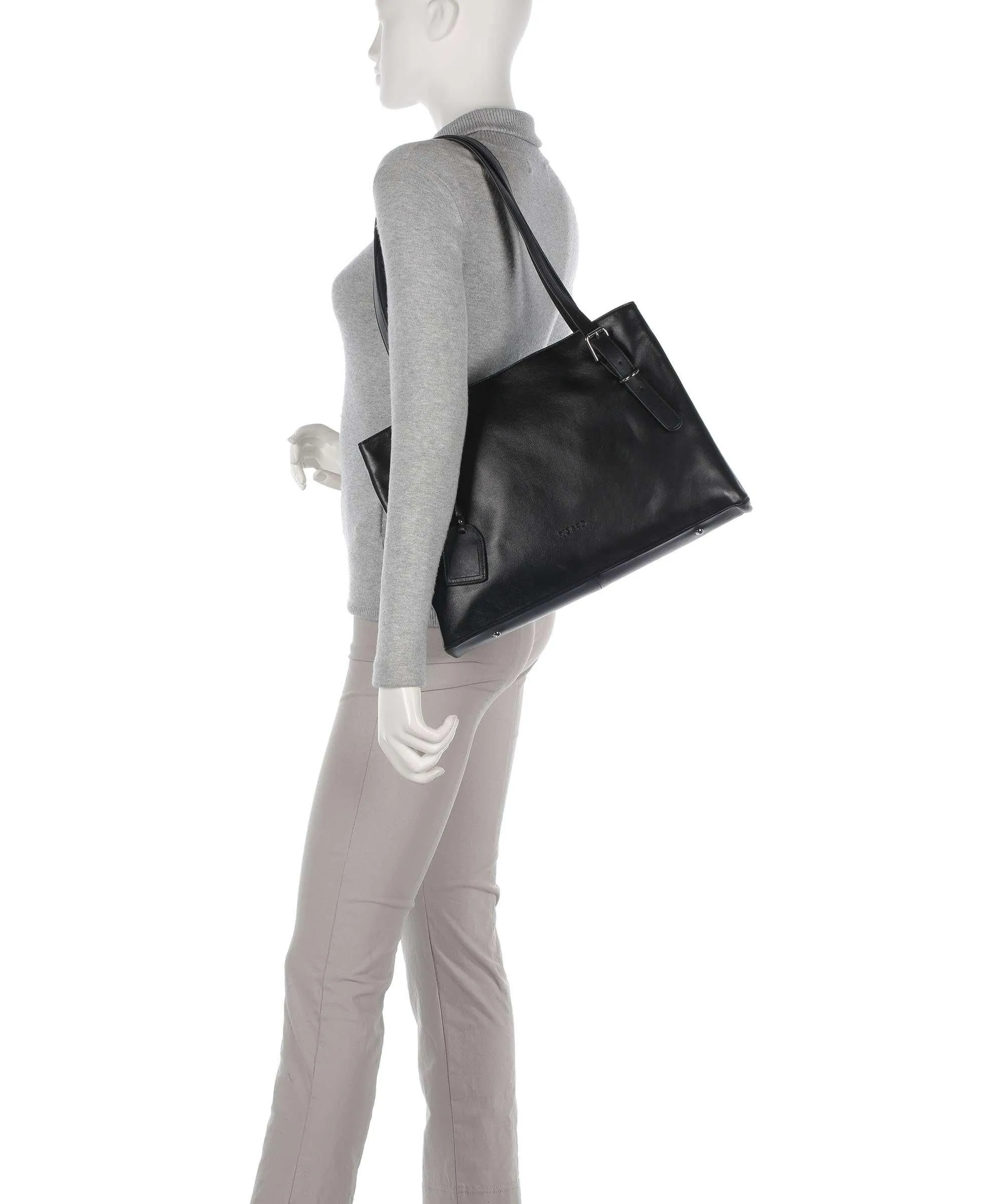  Picard Felicita Borsa shopper morbida pelle bovina nero  