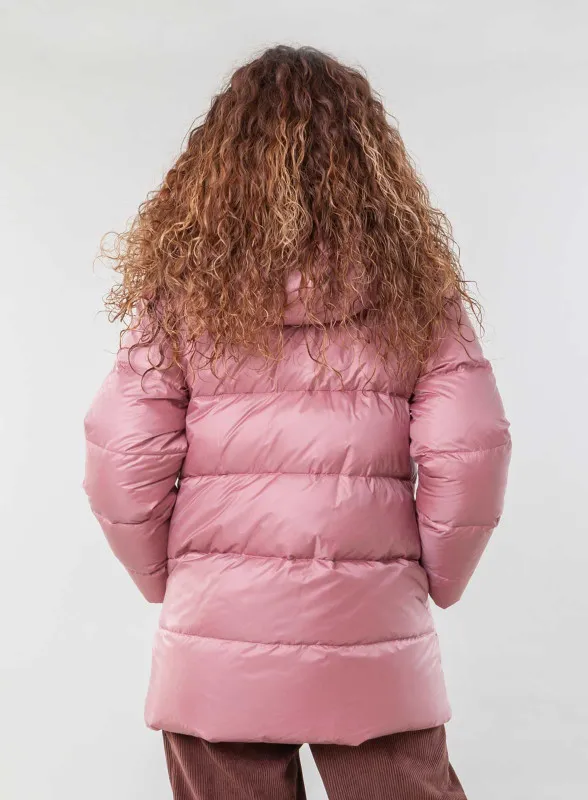 Piumino donna antigoccia rosa - Marella