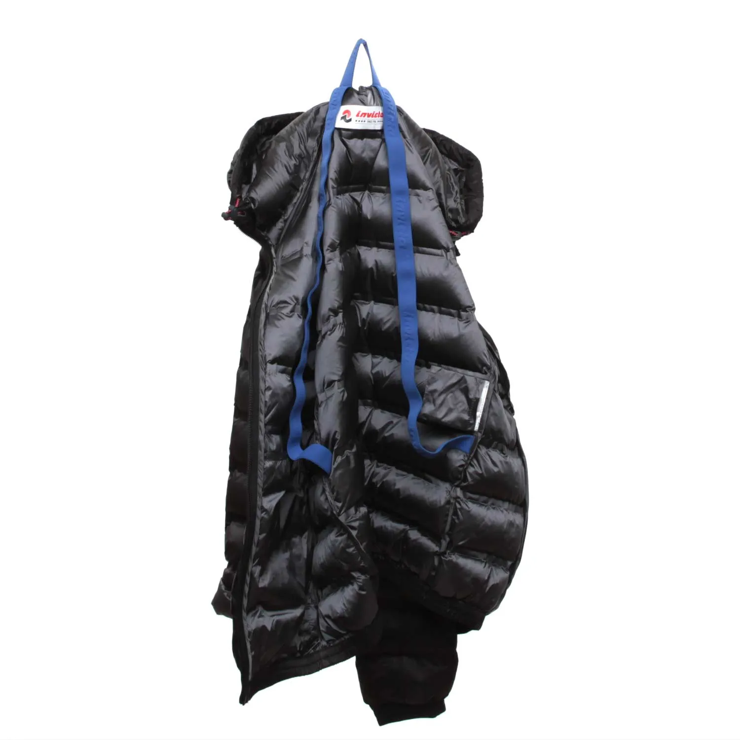 Piumino Nero Zip Bambino Teen