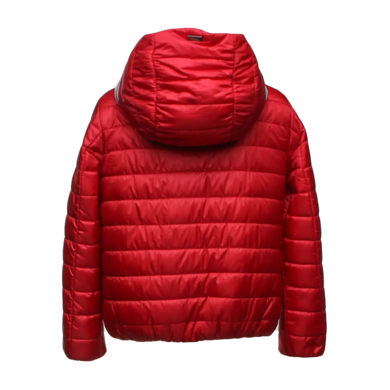 Piumino Rosso Bambino Con Cappuccio