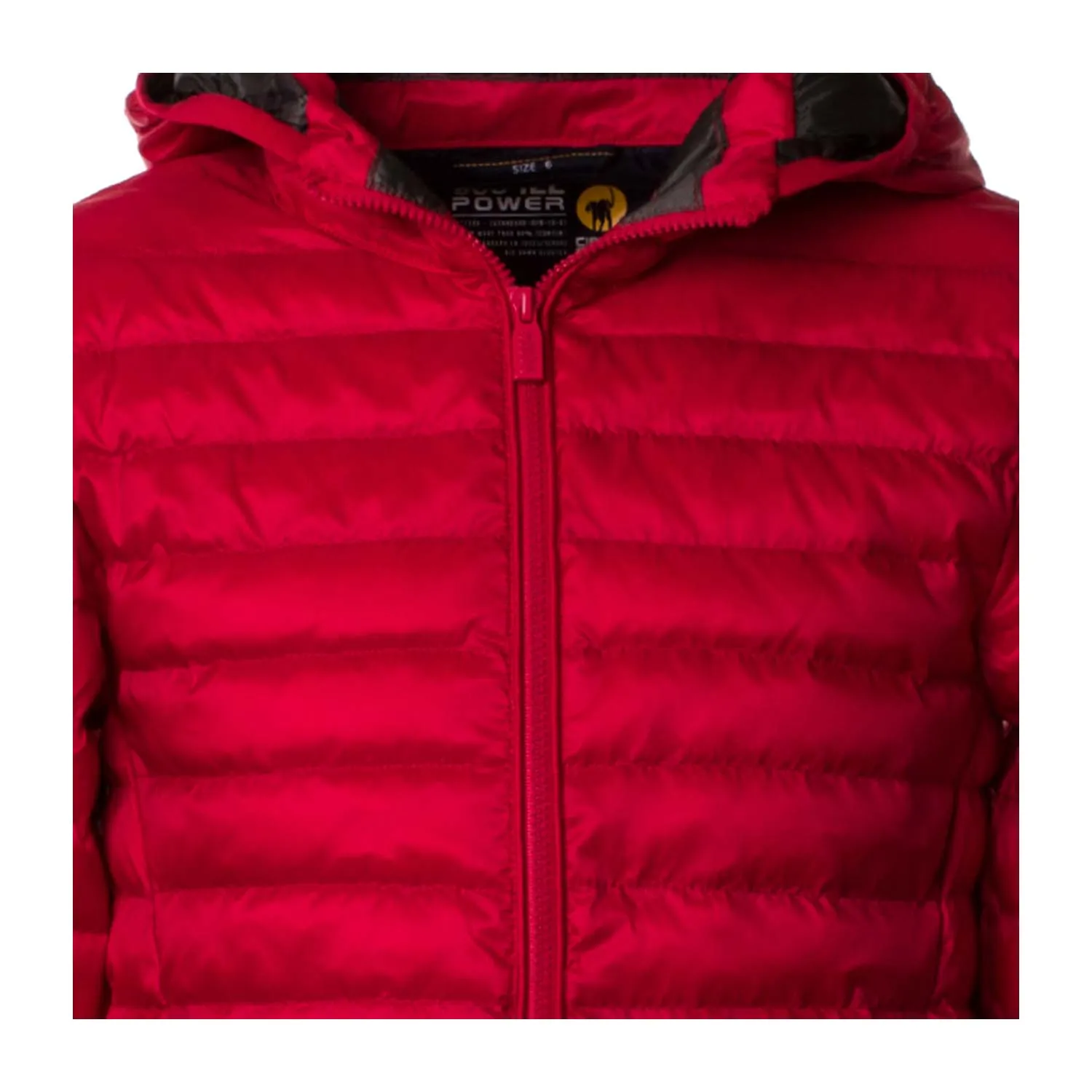 Piumino Rosso Rubino Bambino Teen