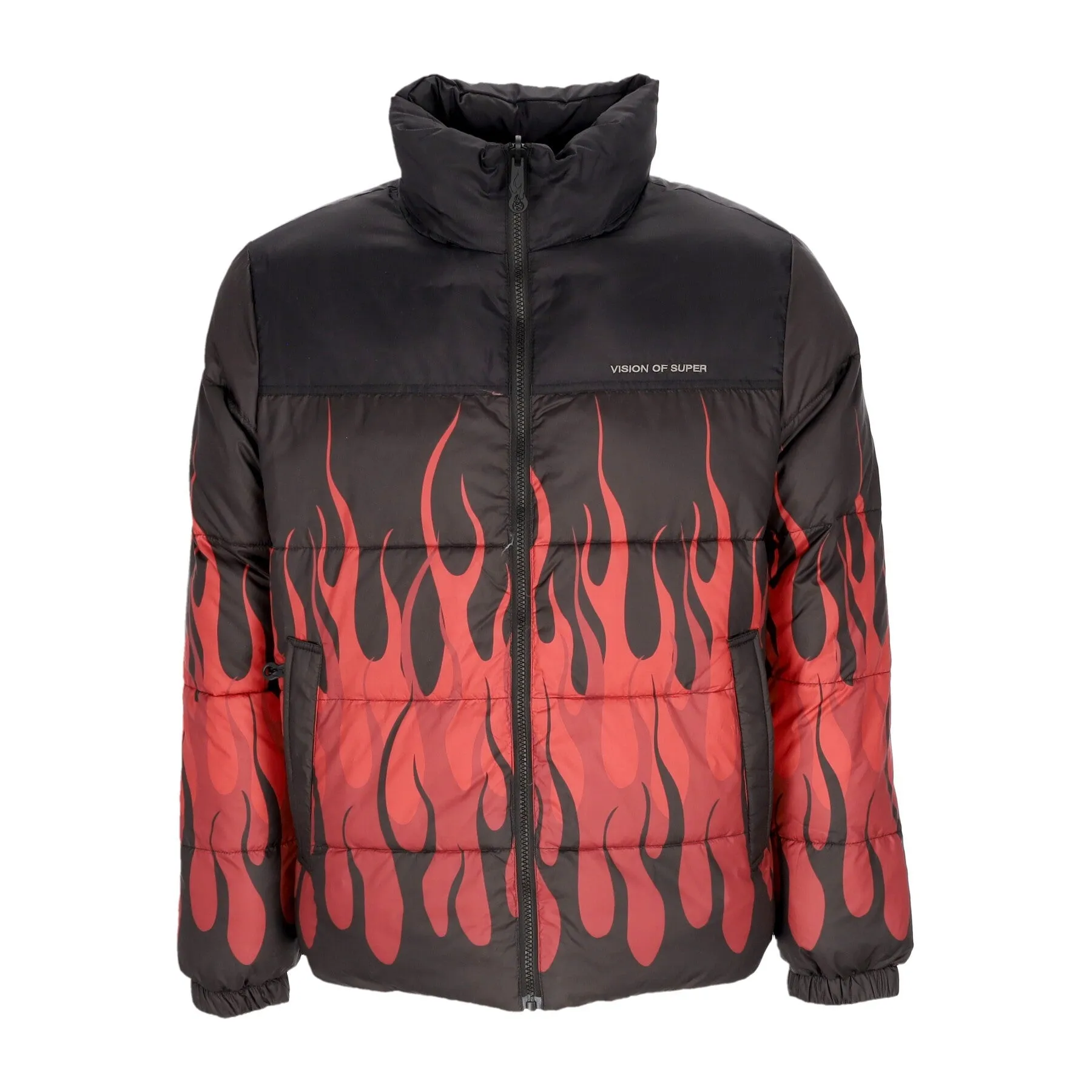 Piumino Uomo Puffy Jacket Black/red