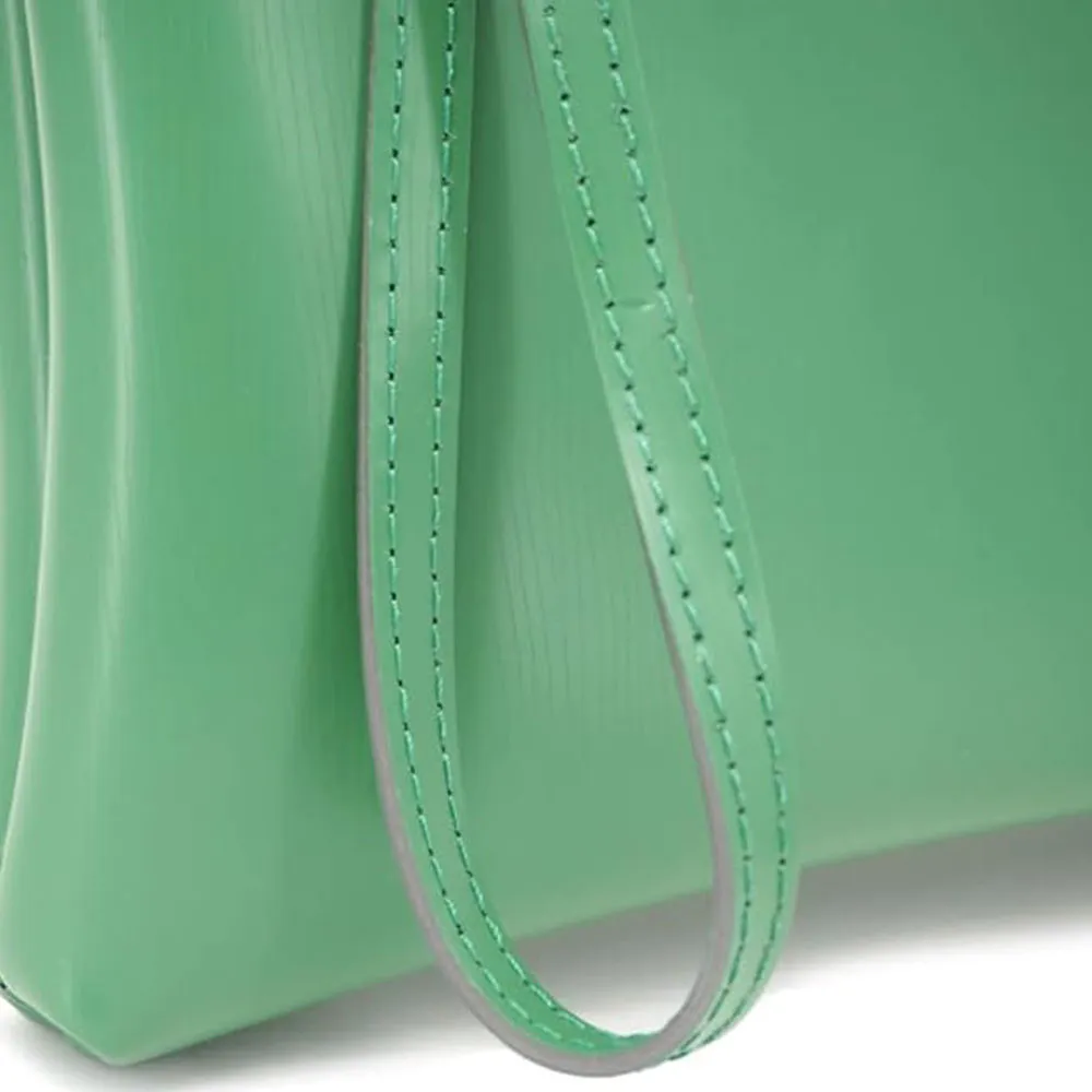 Pochette Donna a Mano con Tracolla GUM linea Color Family colore Grass