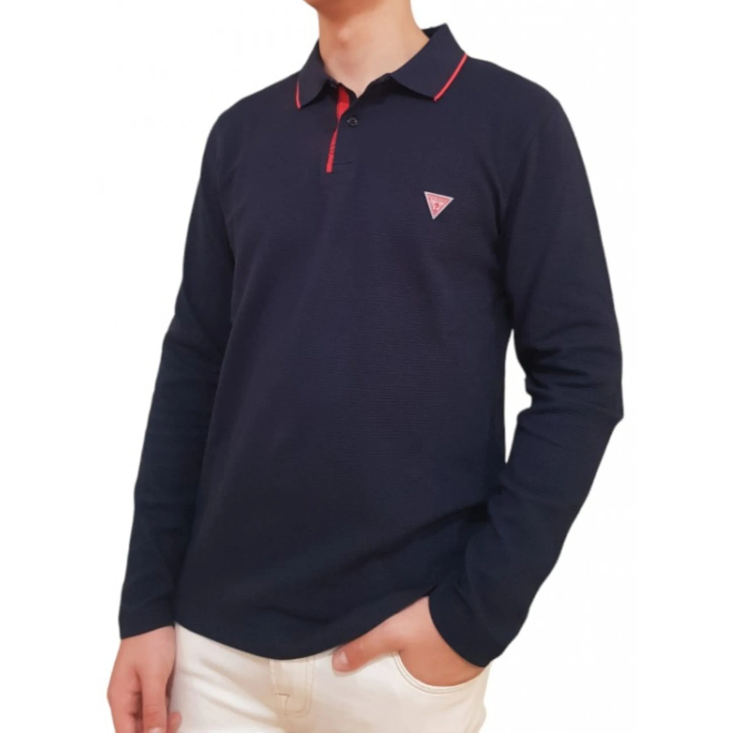 Polo Guess manica lunga new tech stretch