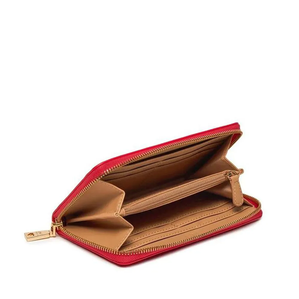 Portafoglio Donna Zip Around LOVE MOSCHINO linea Bold Love Rosso