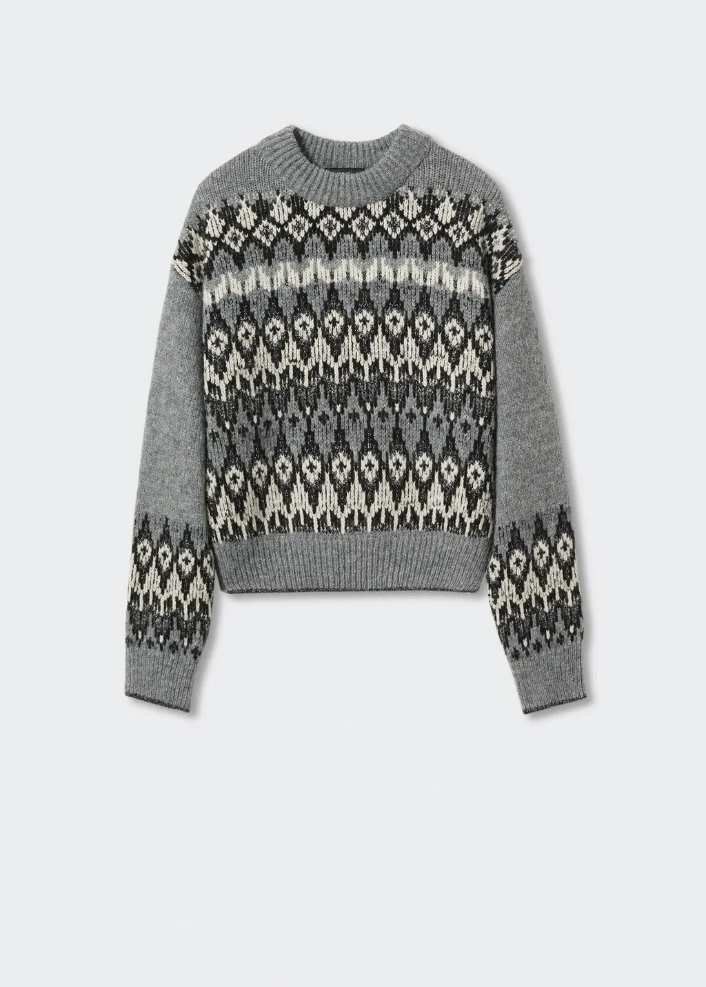 Pullover lurex greche