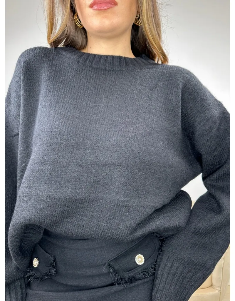 PULLOVER SERENA NERO