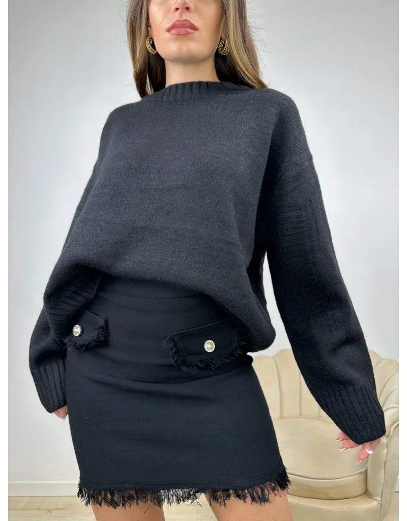 PULLOVER SERENA NERO