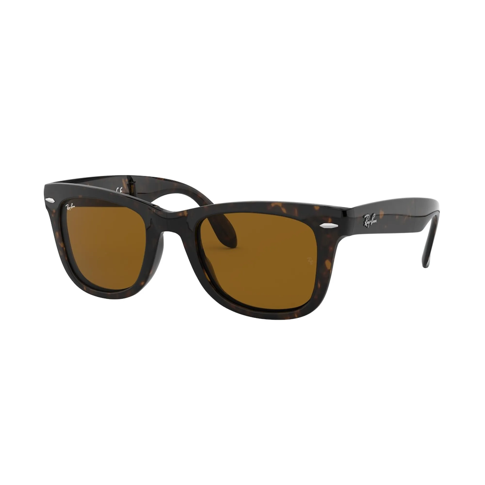   Ray-Ban RB 4105 Folding Wayfarer 710 Avana Chiara | Occhiale Da Sole Uomo 