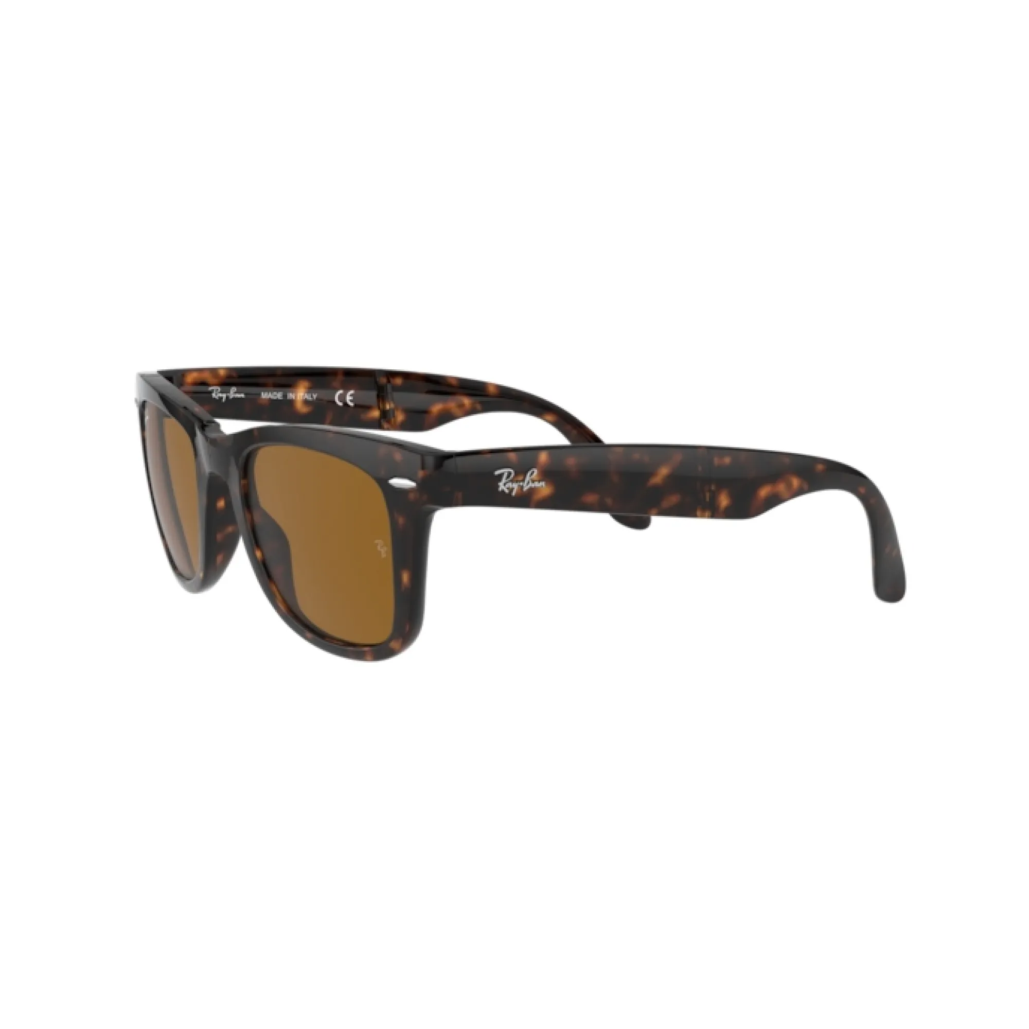   Ray-Ban RB 4105 Folding Wayfarer 710 Avana Chiara | Occhiale Da Sole Uomo 