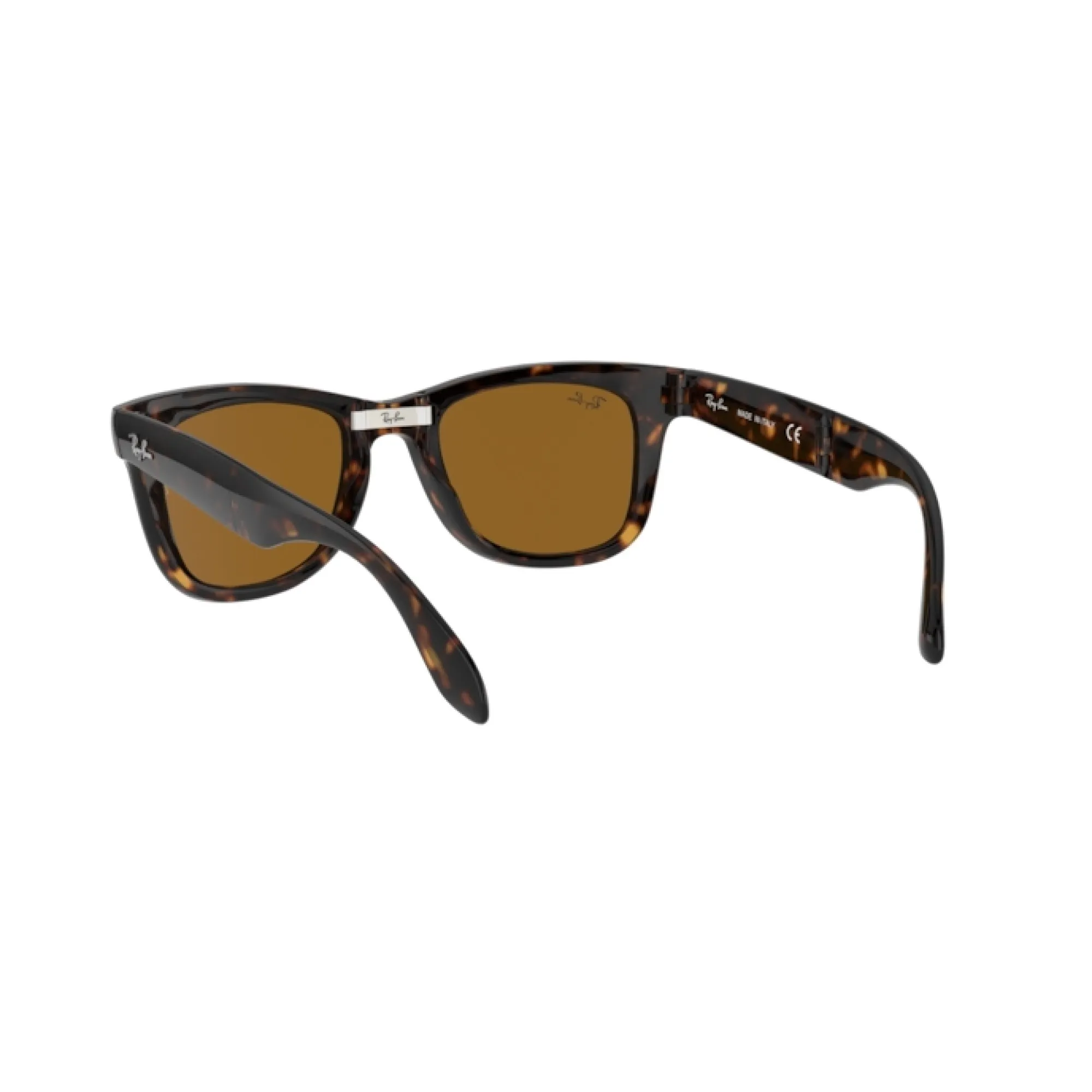   Ray-Ban RB 4105 Folding Wayfarer 710 Avana Chiara | Occhiale Da Sole Uomo 