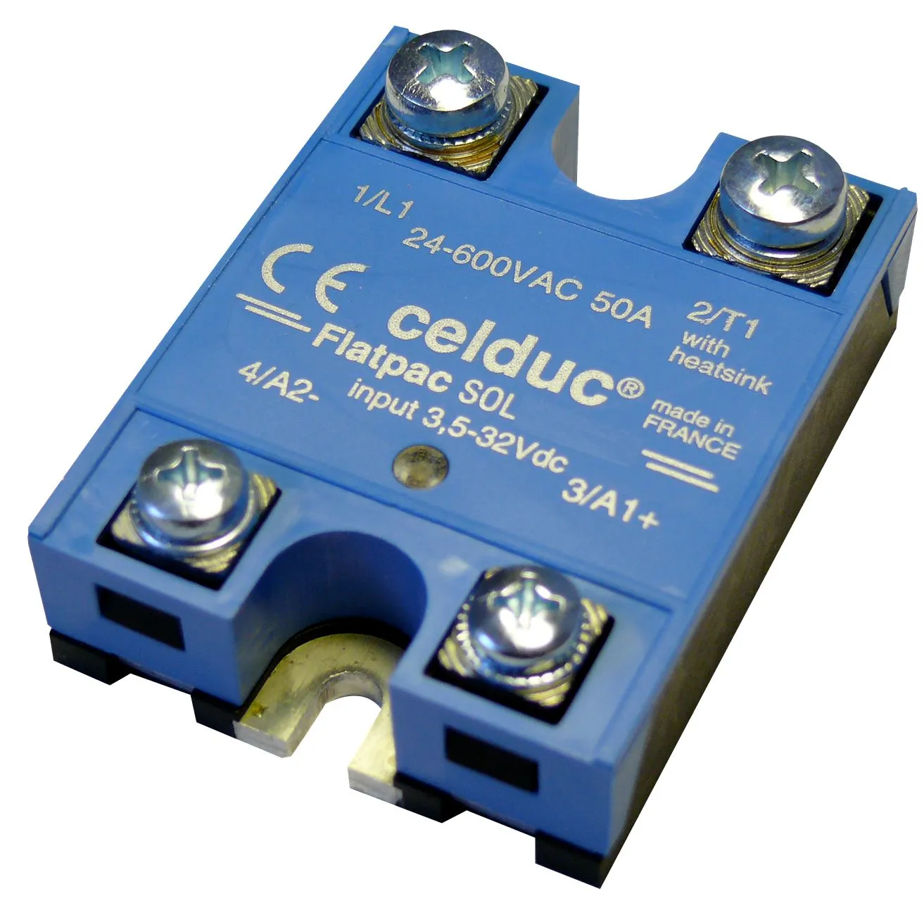 Relè a stato solido SOL889060, Montaggio a telaio, 125 A, 690 V ca SOL