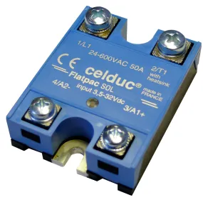 Relè a stato solido SOL889060, Montaggio a telaio, 125 A, 690 V ca SOL
