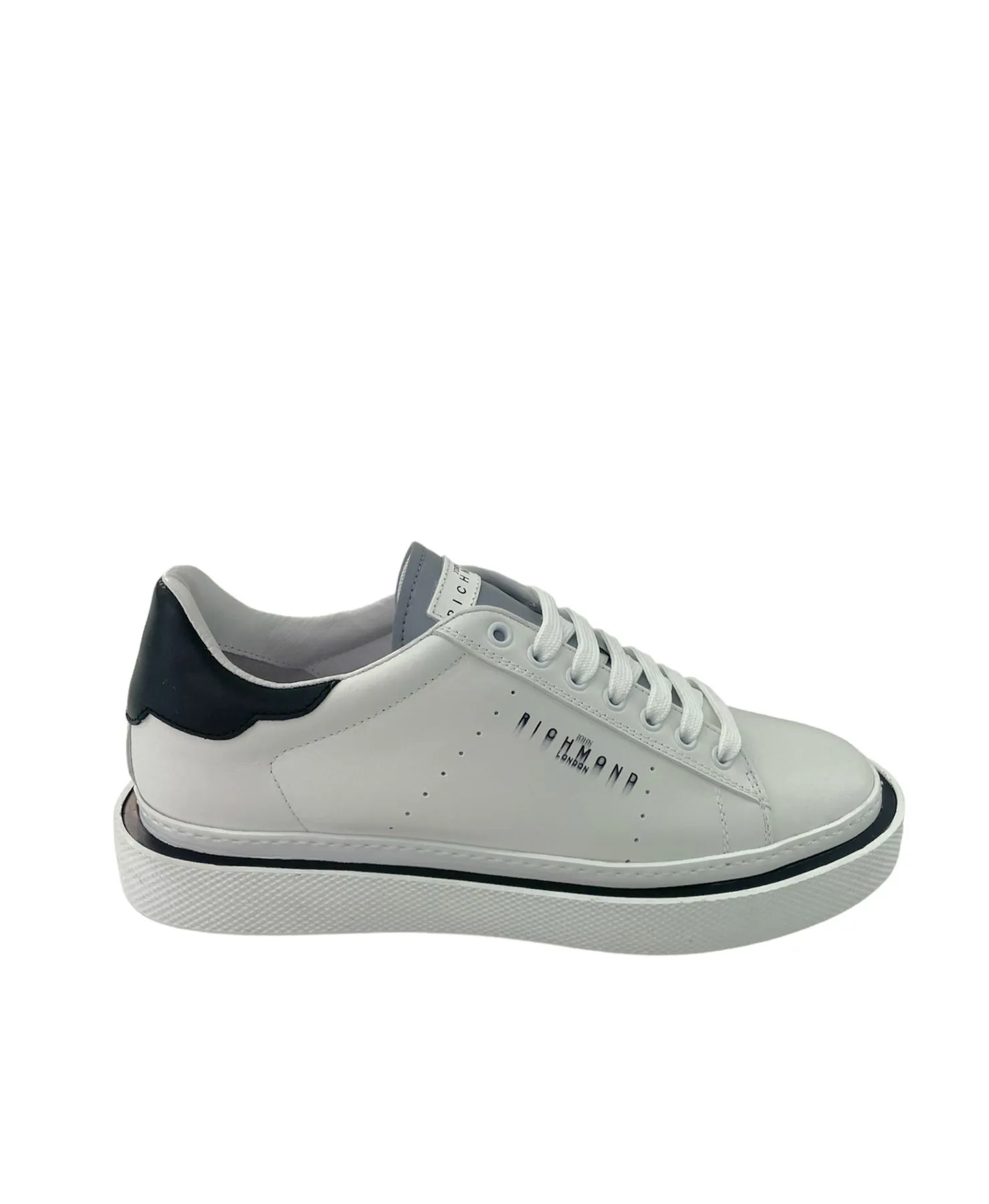 Richmond  ---------    ------------ scarpe sneakers calf pasha bianco