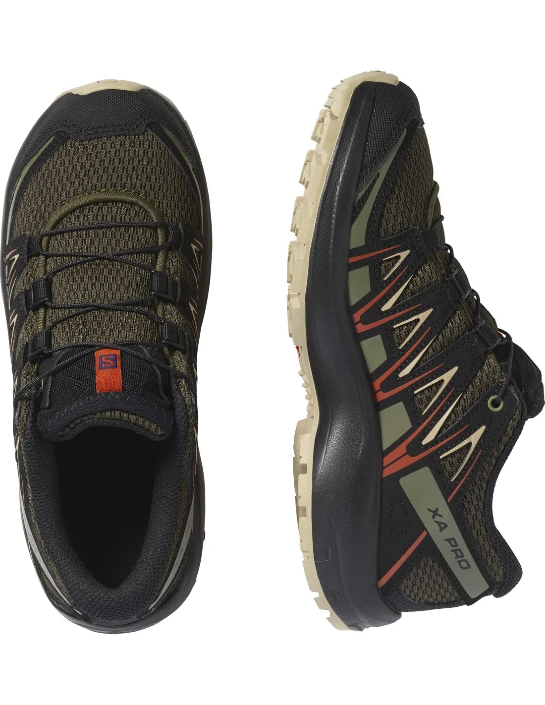 Salomon Xa Pro 3d J Olive N / Safari / Rooibos