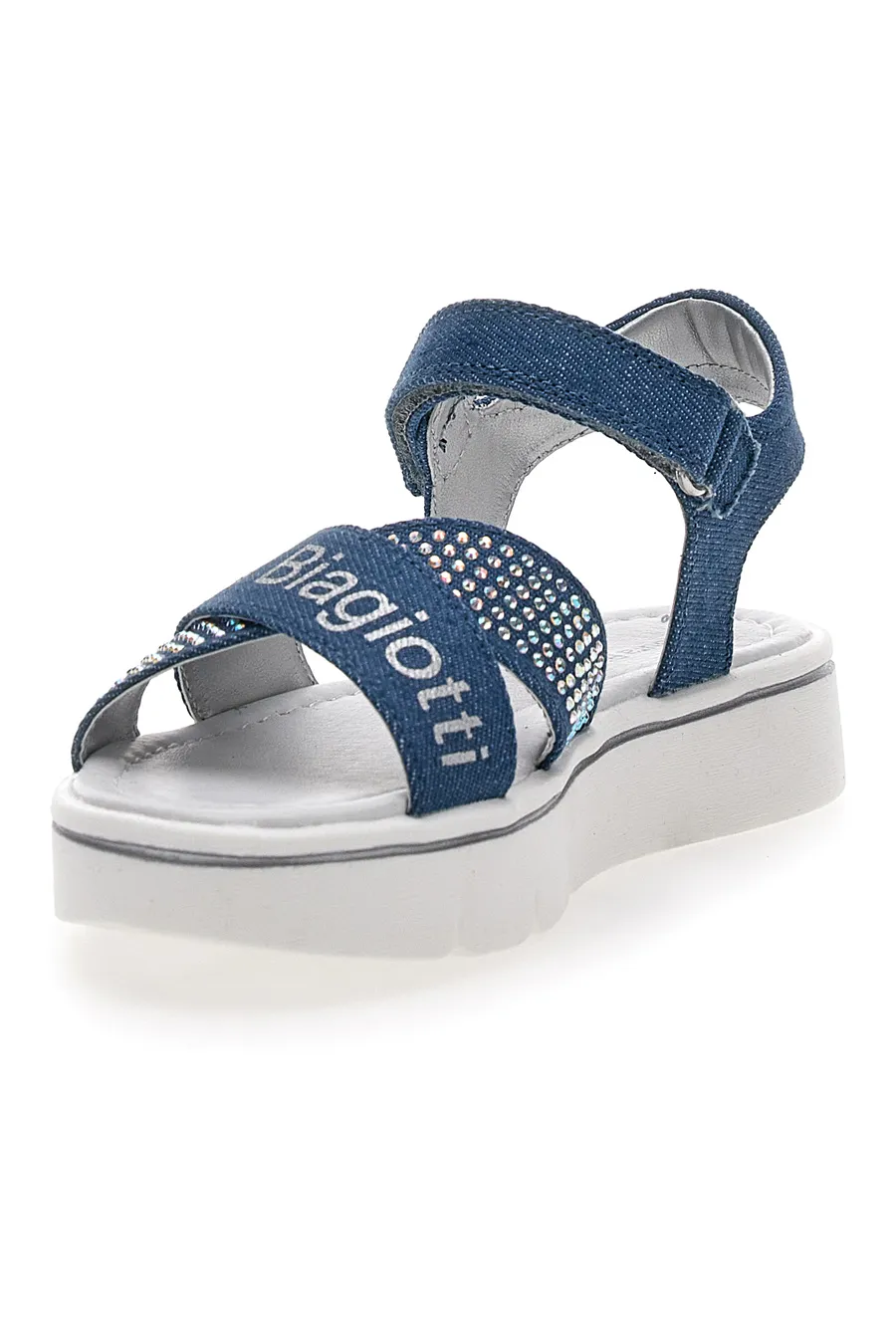 Sandali Jeans Con Strass e Brillantini Laura Biagiotti 9045