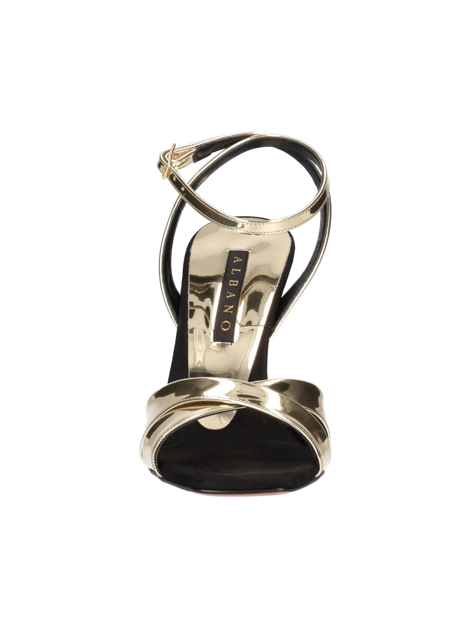 Sandalo elegante con tacco fino Albano da donna platino