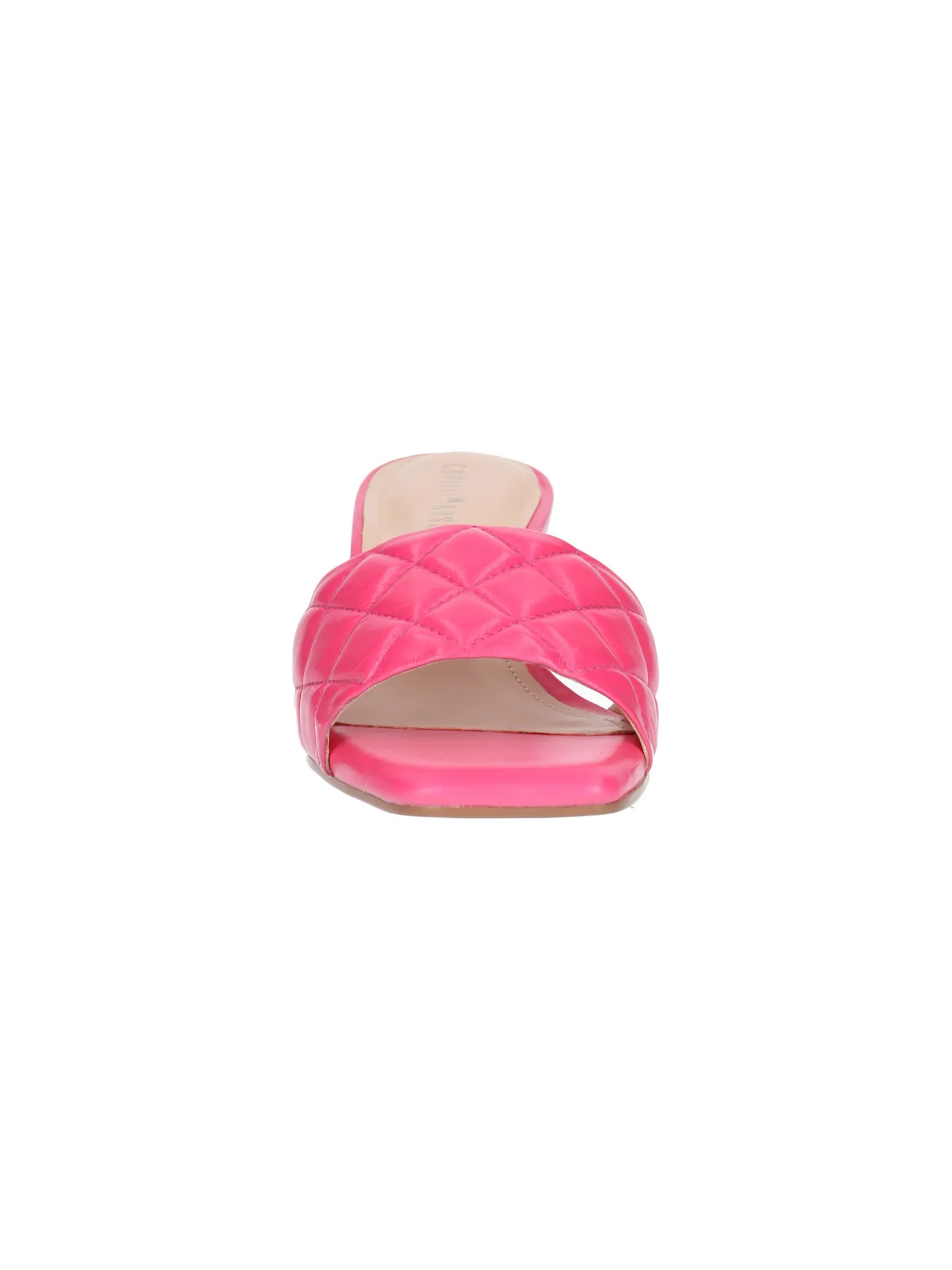 Sandalo tacco basso Capelli Rossi da donna fucsia