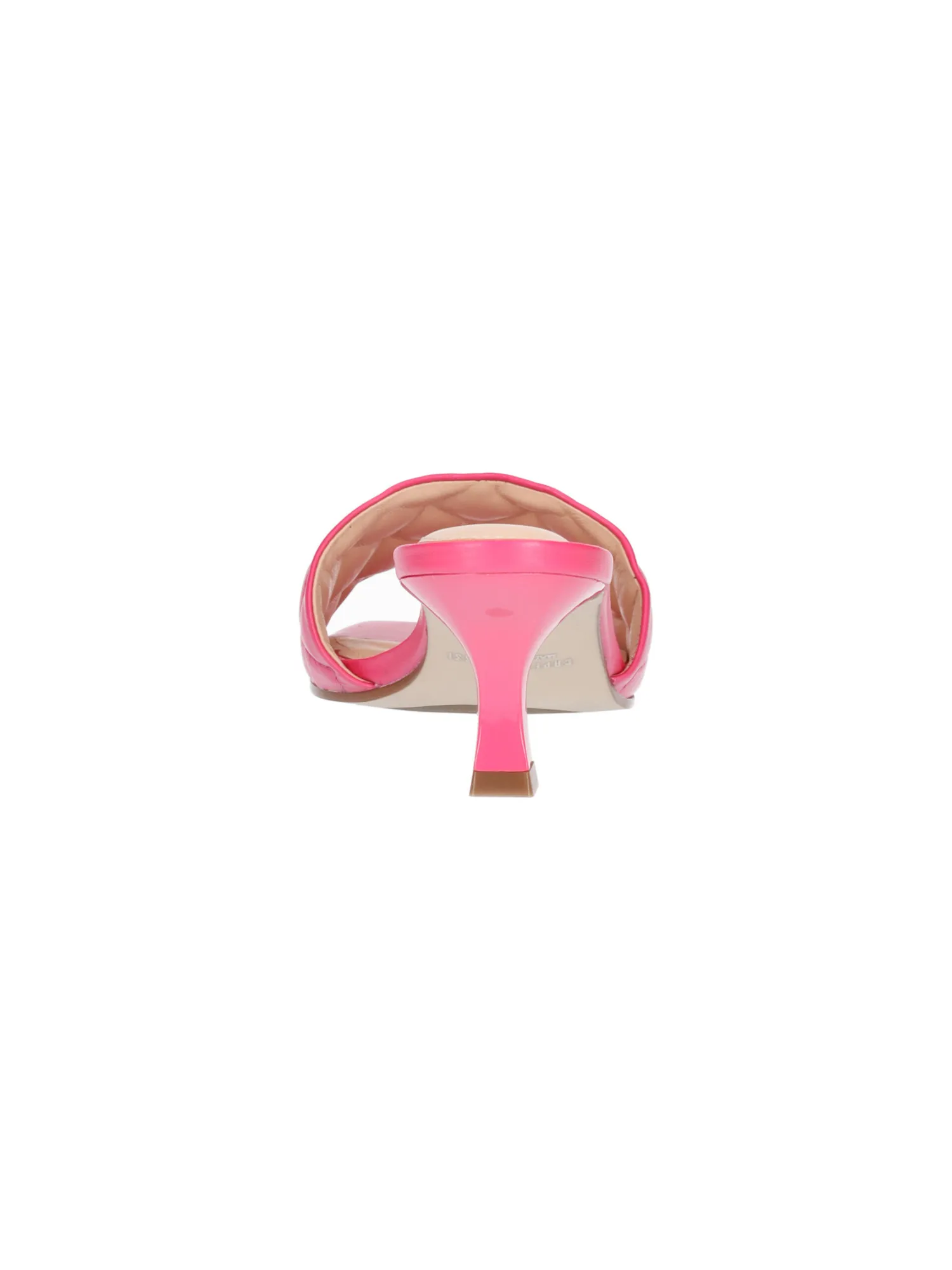 Sandalo tacco basso Capelli Rossi da donna fucsia