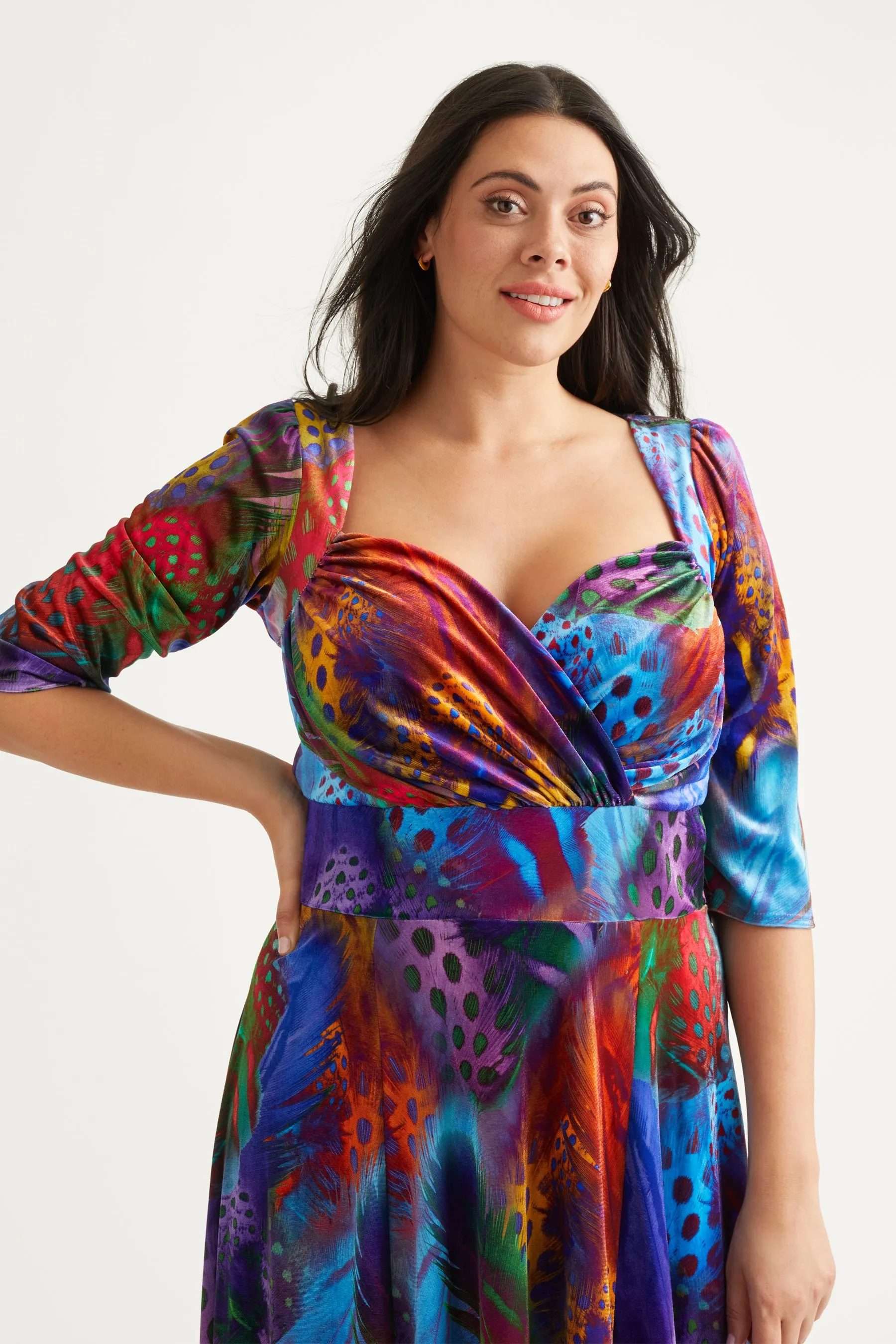 Scarlett & Jo - Elizabeth - Abito maxi in velluto