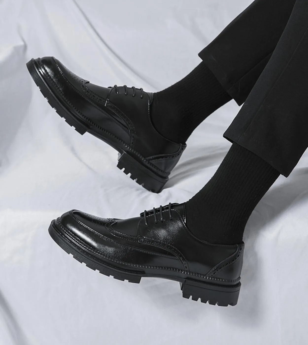 Scarpe classiche da uomo in pelle Scarpe brogue Scarpe oxford Scarpe nere Scarpe eleganti da uomo Scarpe eleganti da uomo