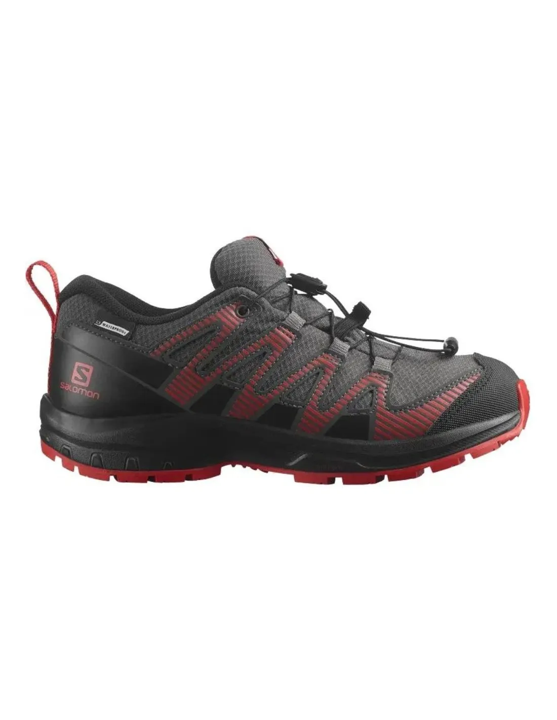 Scarpe da escursionismo Salomon Jr XA Pro V8 CSWP J Magnet / Nero