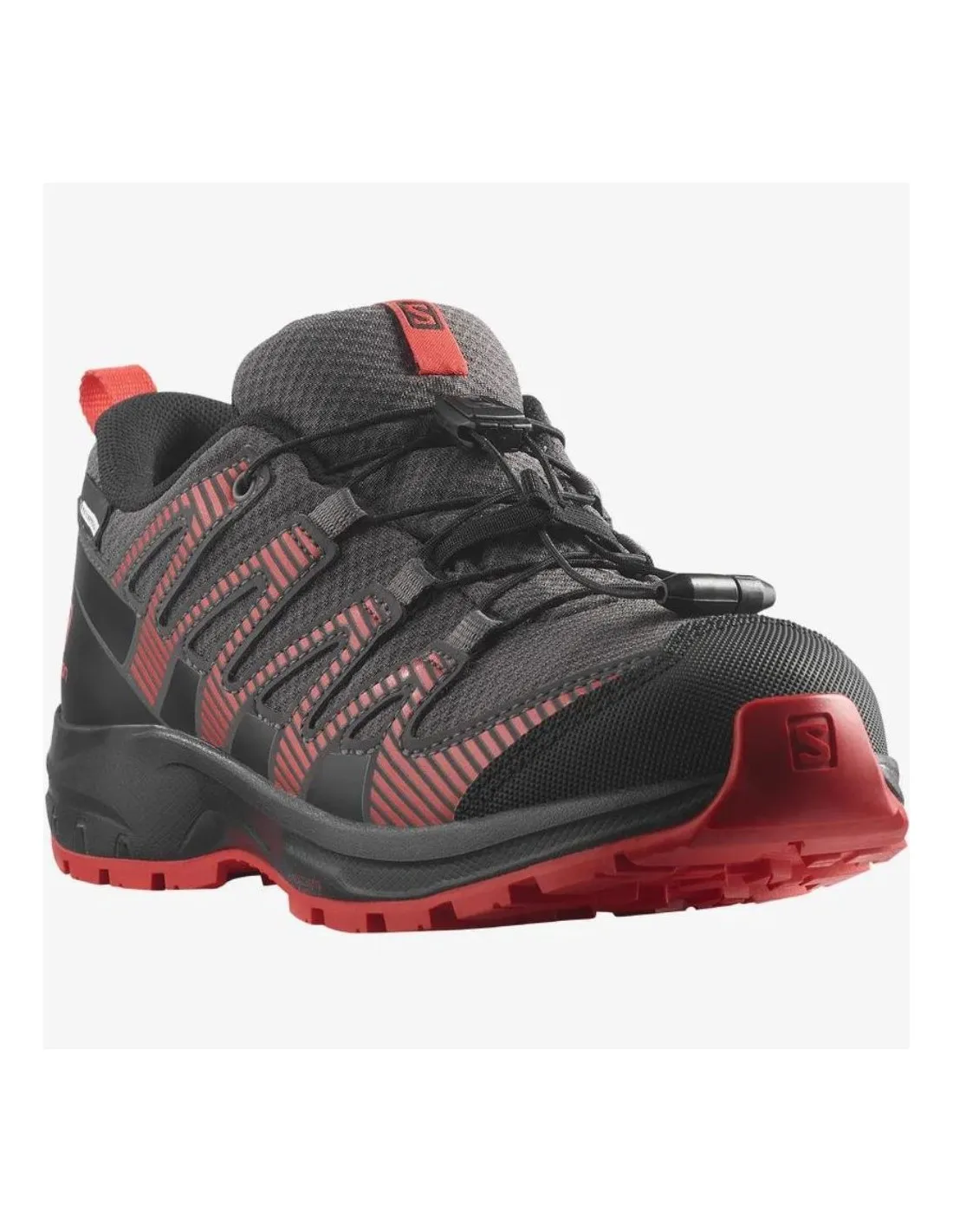 Scarpe da escursionismo Salomon Jr XA Pro V8 CSWP J Magnet / Nero