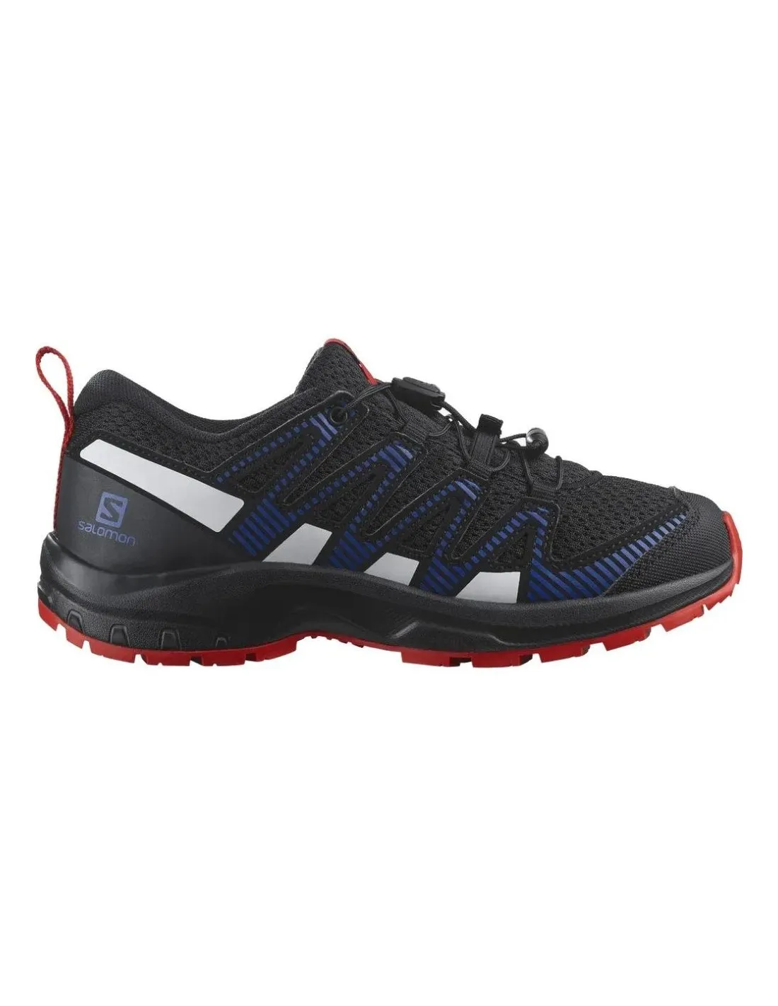 Scarpe da escursionismo Salomon Jr XA Pro V8 J Nero / Blu Lapis