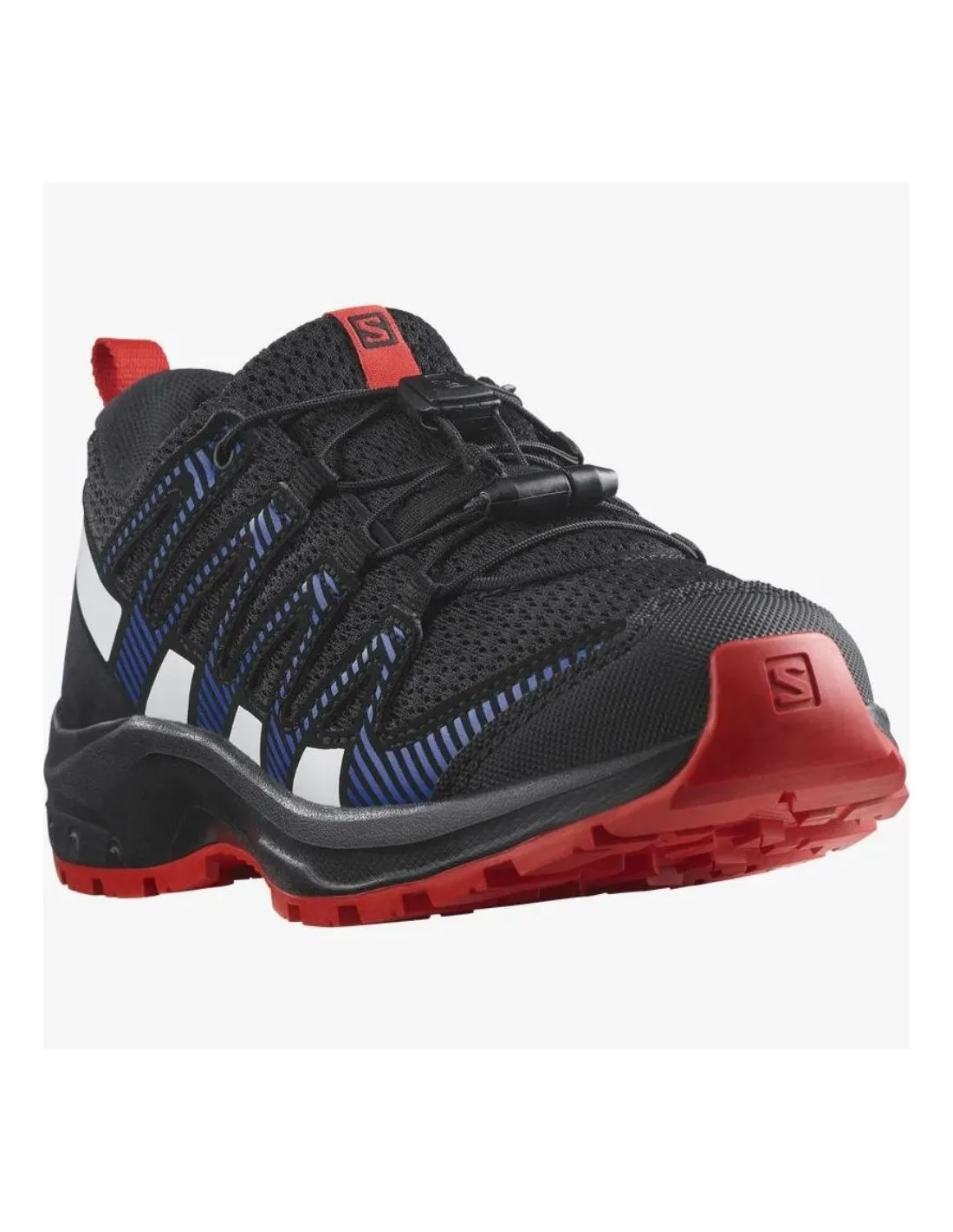 Scarpe da escursionismo Salomon Jr XA Pro V8 J Nero / Blu Lapis