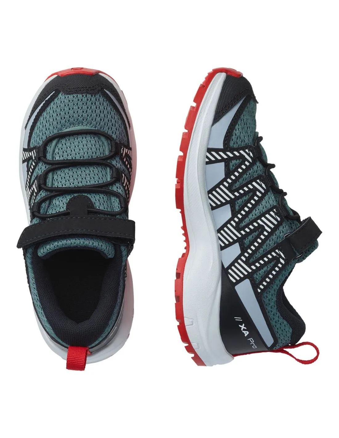 Scarpe da escursionismo Salomon Jr XA Pro V8 K Stormy Weather / Zen Blue