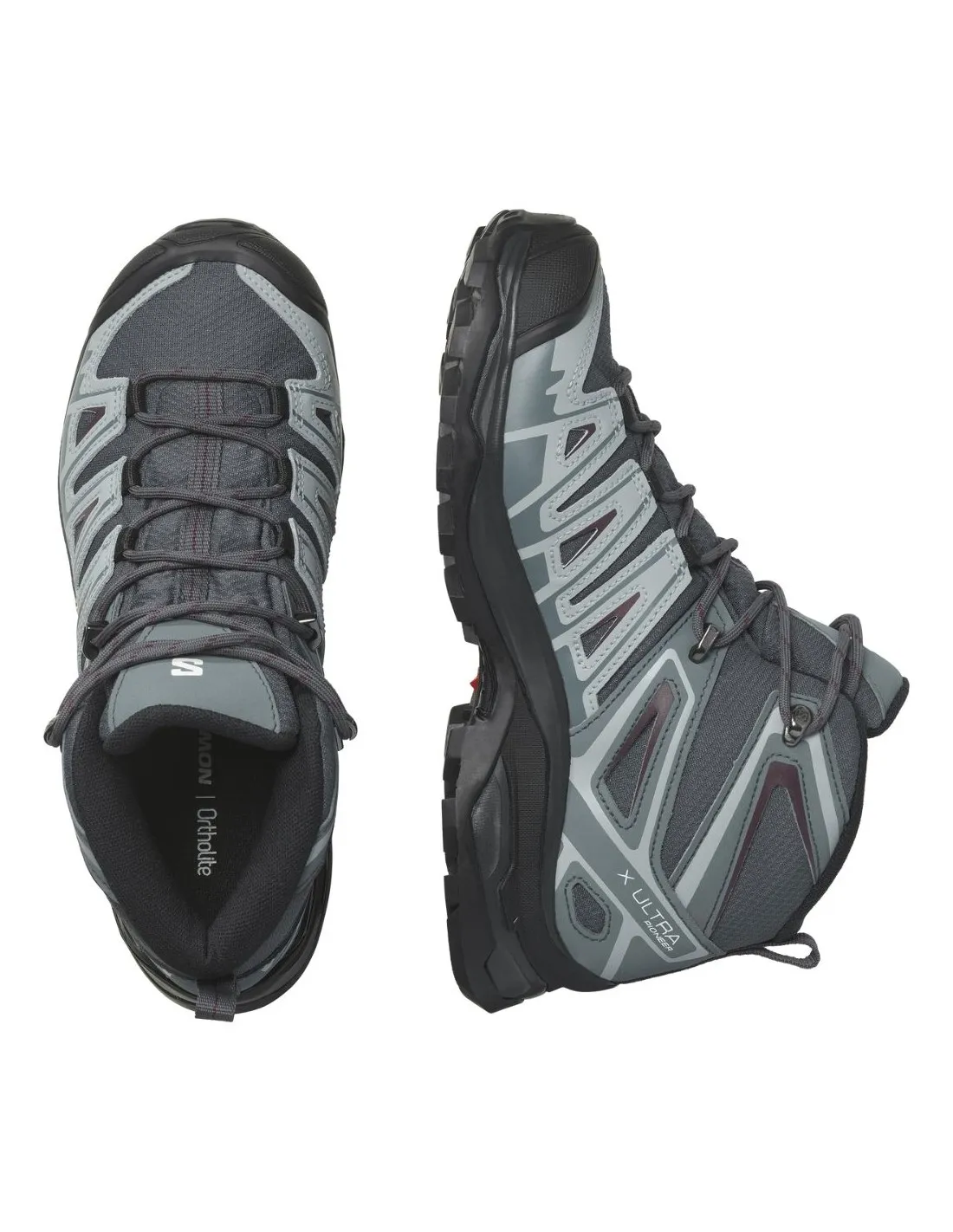 Scarpe da escursionismo Salomon X Ultra Pioneer Mid Gtx W Ebony/Stormy