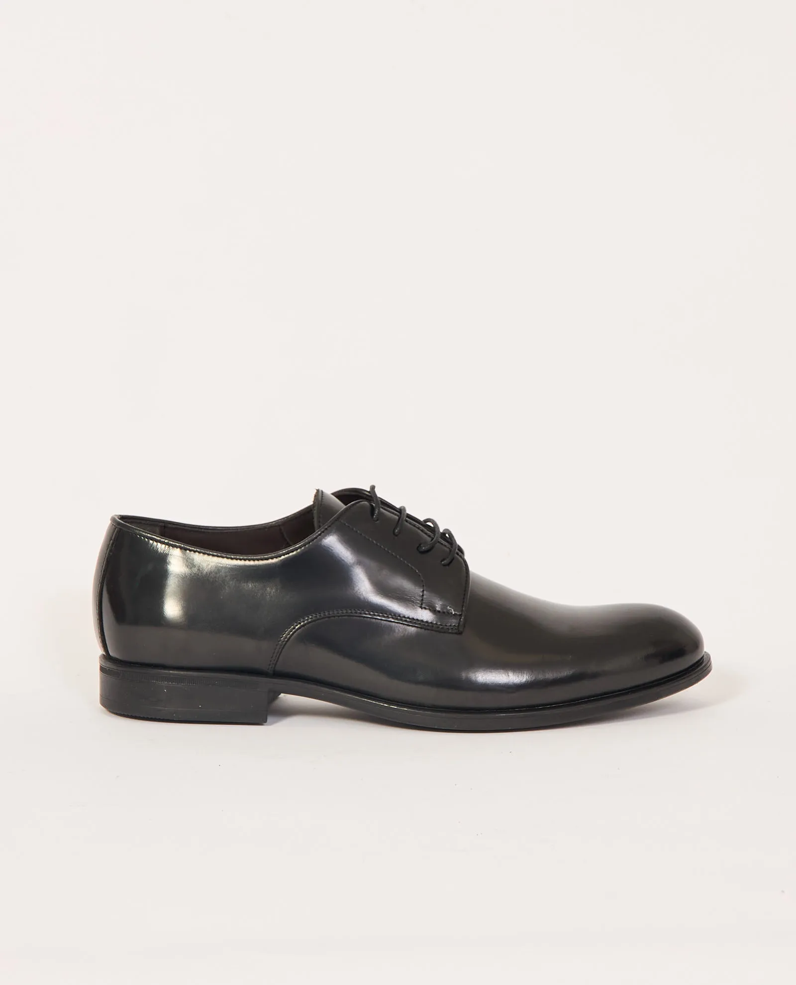 Scarpe Derby Exton in abrasivato nero modello stringato