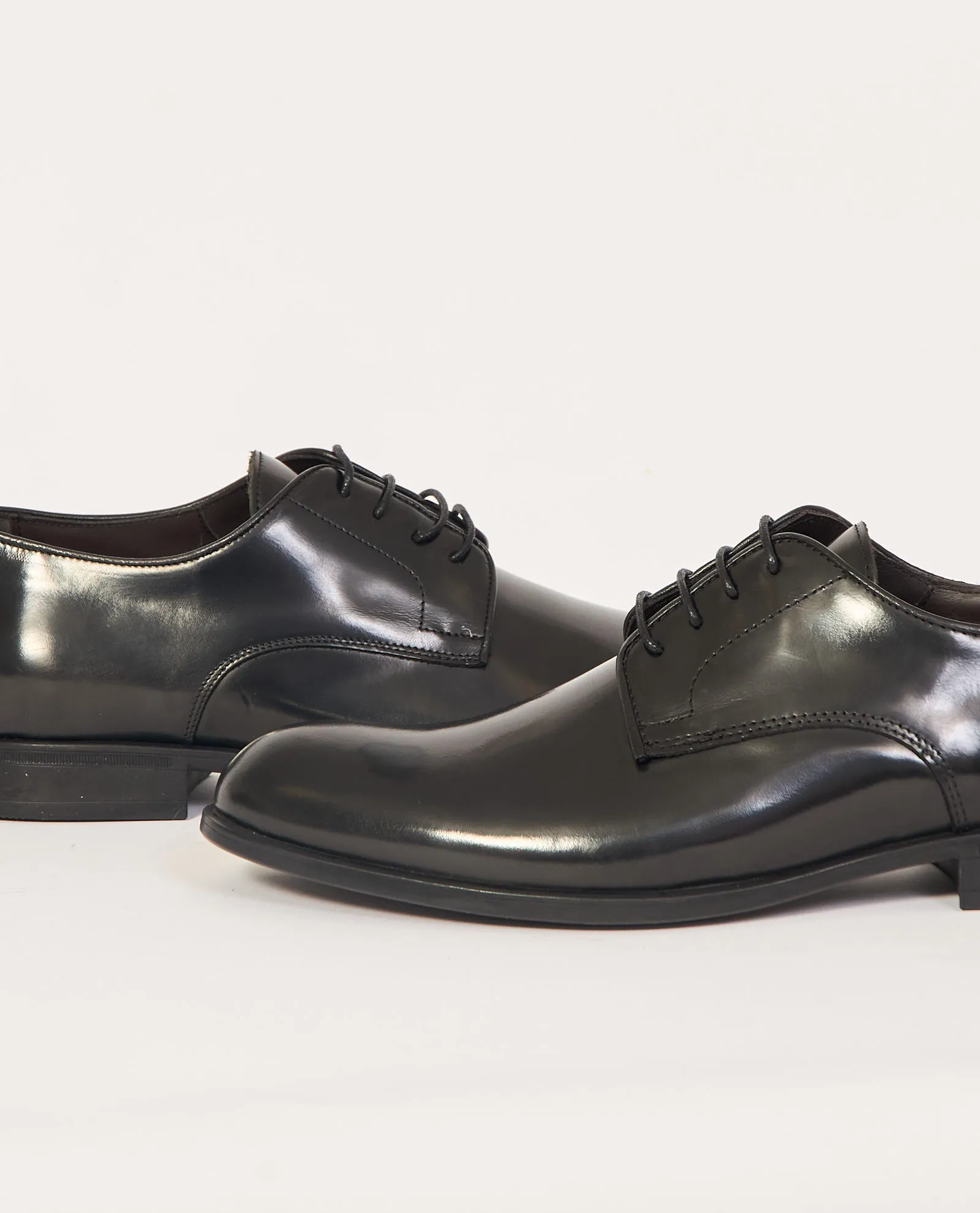 Scarpe Derby Exton in abrasivato nero modello stringato