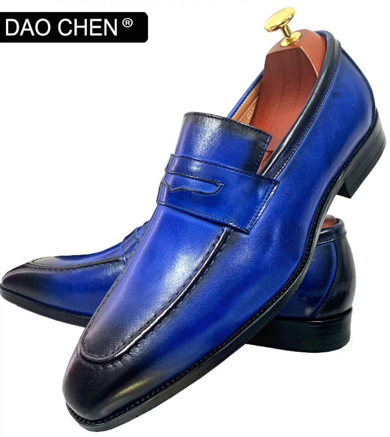 Scarpe eleganti in pelle Mocassini in pelle Scarpe casual in pelle Mocassini da uomo di lusso Uomo