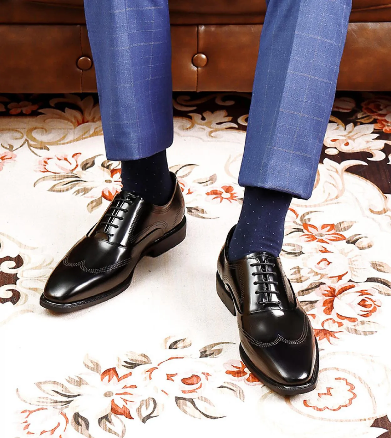 Scarpe oxford in pelle di mucca Scarpe da sposa in pelle di mucca Scarpe oxford in pelle di mucca Scarpe eleganti da uomo