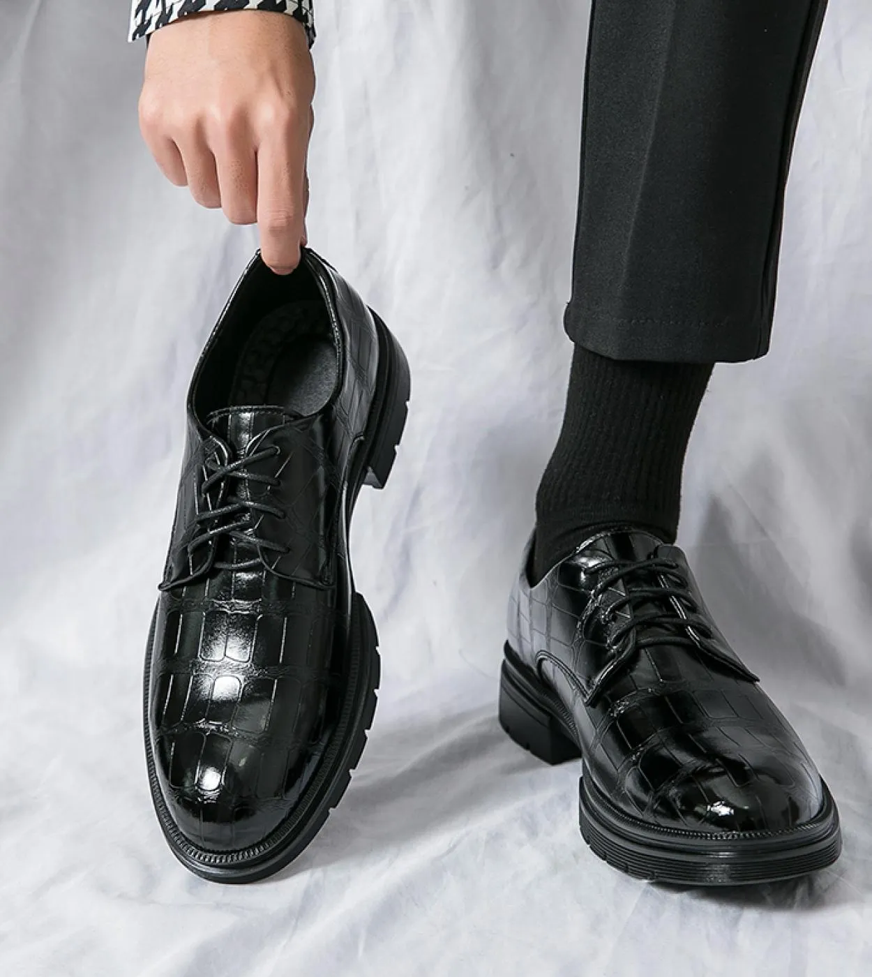 Scarpe Oxford italiane di lusso da uomo Scarpe formali da uomo Oxford Abito da sposa italiano