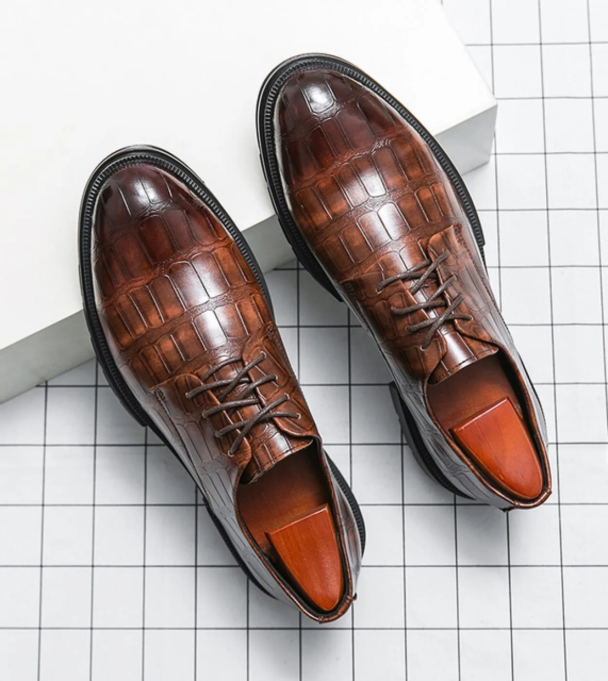 Scarpe Oxford italiane di lusso da uomo Scarpe formali da uomo Oxford Abito da sposa italiano